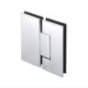 CRL MEL180CH Polished Chrome Melbourne 180 Degree Glass-to-Glass Hinge view 1