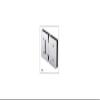 CRL MEL180CH Polished Chrome Melbourne 180 Degree Glass-to-Glass Hinge view 2