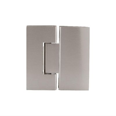 CRL MEL180BN Brushed Nickel Melbourne 180 Degree Glass-to-Glass Hinge