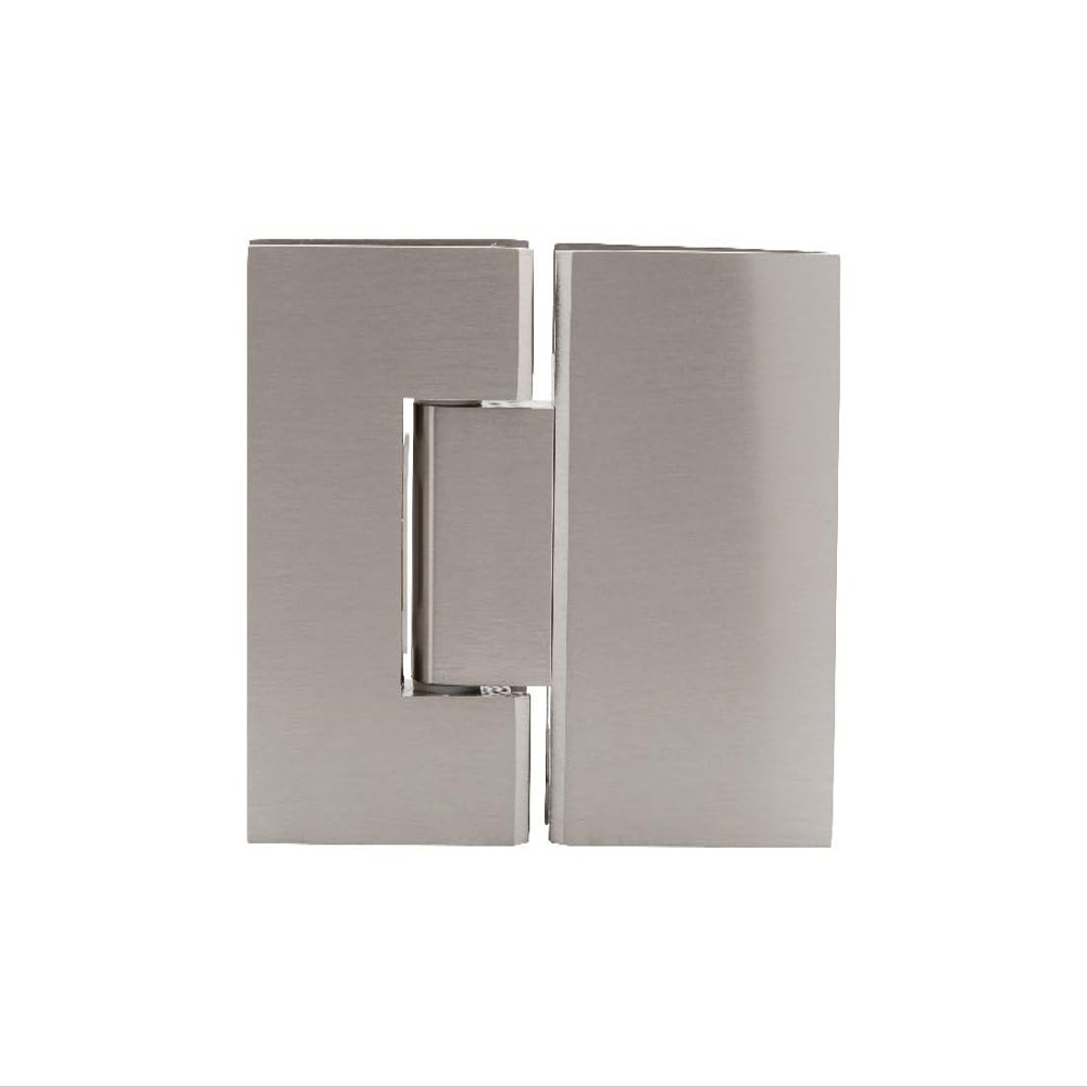 CRL MEL180BN Brushed Nickel Melbourne 180 Degree Glass-to-Glass Hinge