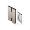 CRL MEL180BN Brushed Nickel Melbourne 180 Degree Glass-to-Glass Hinge view 3