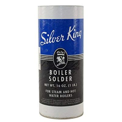 Silver King SKBS 16 OZ (1 LB) BOILER SOLDER For Steam And Hot Water Boilers