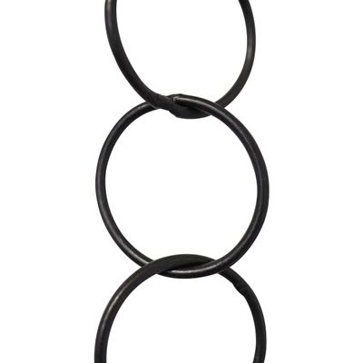 RCH Hardware CH-41L-OBB Brass Chandelier Chain, Oil Bronzed Black (1 Foot)