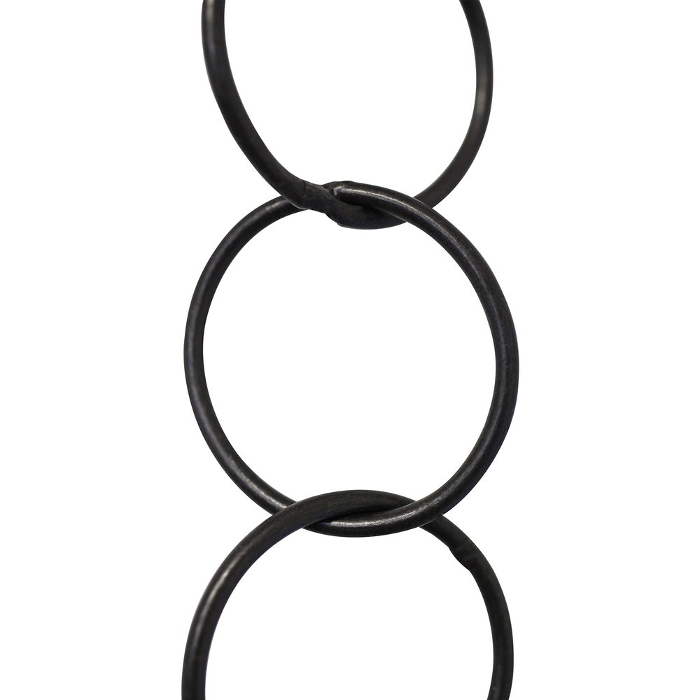 RCH Hardware CH-41L-OBB Brass Chandelier Chain, Oil Bronzed Black (1 Foot)