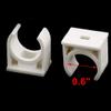 uxcell PVC Family U Shaped Water Supply Tube Pipe Holder Stand Clamps 16mm Dia 50 Pcs view 2