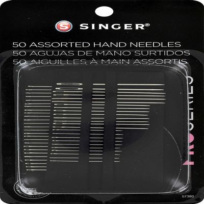 SINGER ProSeries Assorted Hand Needles Storage Pouch, 50 ct