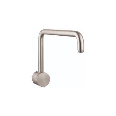 hansgrohe Raindance Raised Height 16-inch Modern Rotating Showerarm in Brushed Nickel, for Wall Mount Showerhead, 06476820