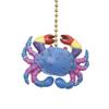 Clementine Design Blue Crab Ceiling Fan Pull Chain view 1