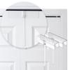 (2- Pack) - Safety Innovations Bi-fold Door Lock - Closet Protection Child and Pet Proof Bi-fold Door Lock - Tool-Free Installation - Unbreakable Clear Polycarbonate - for 1 3/8" Thick Wood Doors view 1