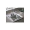 STERLING, a KOHLER Company B153-2 Secondary Sink 15-Inch by 15-Inch Top-mount Single Bowl Bar Sink, Stainless Steel, Satin, 1.44 view 3