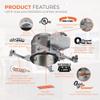 H27 6 in. Aluminum Recessed Lighting Housing for New Construction Shallow Ceiling, Insulation Contact, Air-Tite view 3