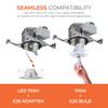 H27 6 in. Aluminum Recessed Lighting Housing for New Construction Shallow Ceiling, Insulation Contact, Air-Tite view 4