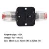 ANJOSHI 100A Circuit Breaker 20-300Amp With Manual Reset Fuse Holder for Auto Car Protection Stereo Switch and Amps Overload Protection 12V-24V DC Replace Fuses view 2