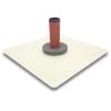 MARSHALLTOWN Hawk, 12Inch Composite Blade, Includes Callus Preventer and DuraSoft Handle, Masonry, Drywall, Made In the USA, 2166D view 1