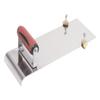 Marshalltown Stainless Steel Hand Edger with Adjustable Groover, Concrete, Curved, 14 Inch by 5 Inch, 1/2 Inch Edger Radius, 1/2 Inch Bit Depth, DuraSoft Handle, Made in The USA, 3489D view 2