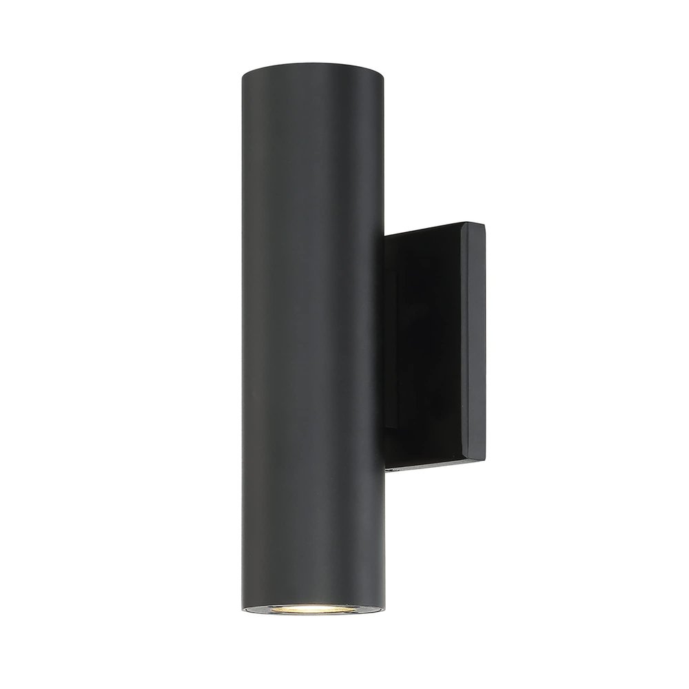 WAC Lighting dweLED, Caliber Up or Down LED Indoor and Outdoor Wall Light 3000K in Black