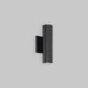 WAC Lighting dweLED, Caliber Up or Down LED Indoor and Outdoor Wall Light 3000K in Black view 3