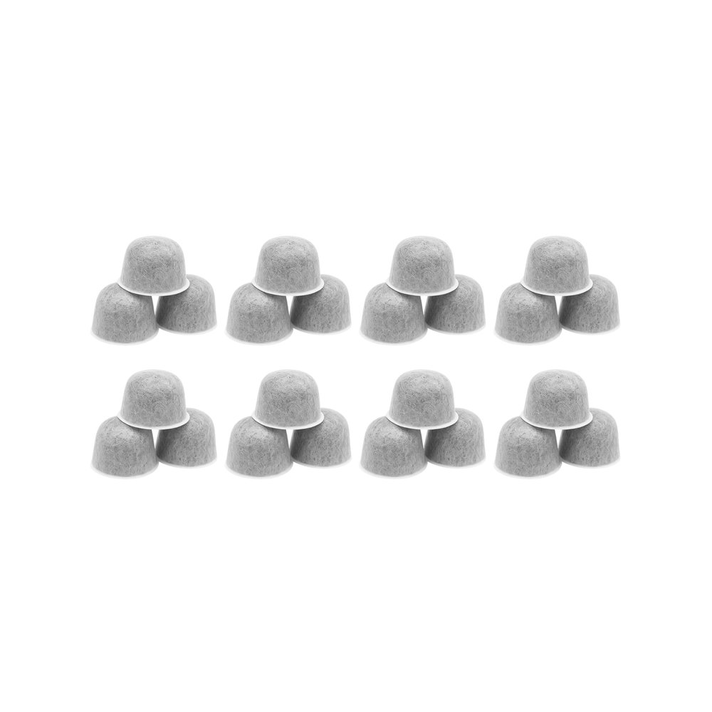 Nispira Charcoal Water Filters Compatible with Capresso 4440.90 Coffee Maker Model 437/439, 449/448, 440, 452/453, 24 Filters
