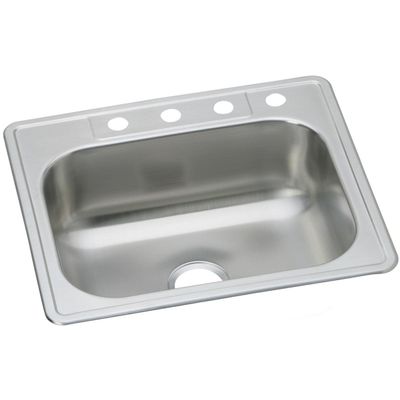 Dayton DSE125221 Single Bowl Top Mount Stainless Steel Sink