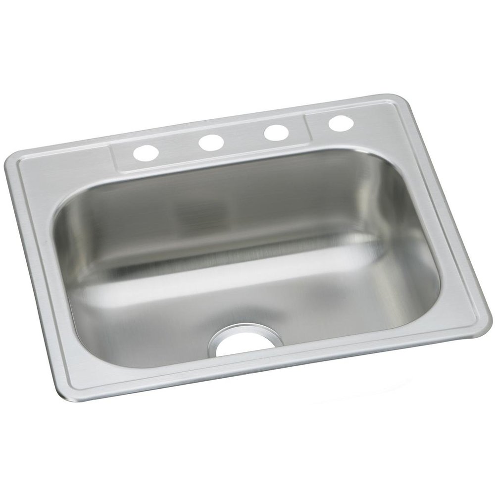 Dayton DSE125221 Single Bowl Top Mount Stainless Steel Sink