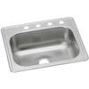 Dayton DSE125221 Single Bowl Top Mount Stainless Steel Sink view 1