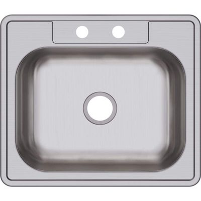 Elkay Dayton D125212 Single Bowl Drop-in Stainless Steel Sink