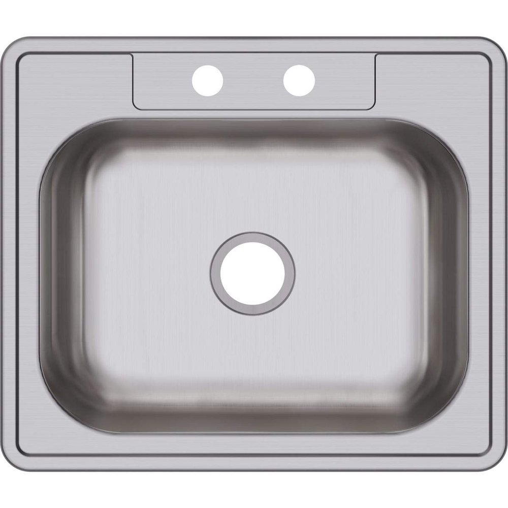 Elkay Dayton D125212 Single Bowl Drop-in Stainless Steel Sink
