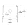 Elkay DXUH2115 Dayton Single Bowl Undermount Stainless Steel Sink, 24 x 18 view 3