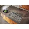 Dayton Stainless Steel 33" x 22" x 6-9/16", 5-Hole Equal Double Bowl Drop-in Sink view 2