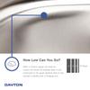 Dayton Stainless Steel 33" x 22" x 7-1/16", 1-Hole Equal Double Bowl Drop-in Sink view 3