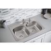 Elkay DSE233214 Dayton Equal Double Bowl Drop-in Stainless Steel Sink 33 x 21 view 2