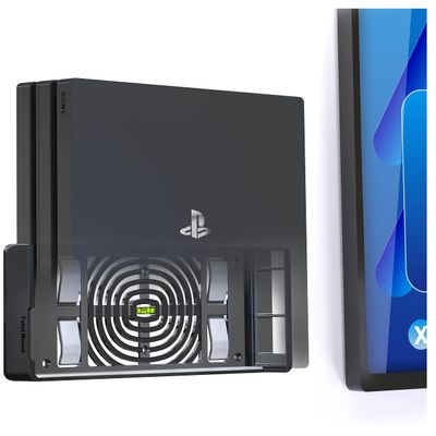 TotalMount for PS4 Pro Mounts PS4 Pro on Wall Near TV