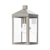 Livex Lighting 20582-91 Nyack 1-Light Outdoor Wall Lantern, Brushed Nickel view 1