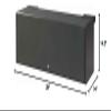 Global Industrial Overhead Cabinet, 36" W, Black view 2