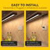 GETINLIGHT 24-Inch Swivel LED Under Cabinet Light, 3-CCT Selectable, Bronze view 3