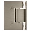 CRL MEL037BN Brushed Nickel Melbourne Wall Mount Full Back Plate Hinge view 3