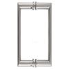 CRL 0R8X8SC 8" Satin Chrome Back-to-Back Oval/Round Pull Handle view 1