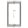 CRL 0R8X8SC 8" Satin Chrome Back-to-Back Oval/Round Pull Handle view 3