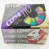 TDK Cding-ii 110 4 Pack Cassette Tapes High Bias view 1