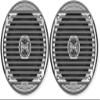 Jensen MS6007SR Pair of 6.5" Coaxial Waterproof Silver Speakers, 60 Watts Max Power, Frequency Response 65Hz-20kHz, Nominal Impedance 4 Ohms, 7-1/8" Grille Diameter view 1