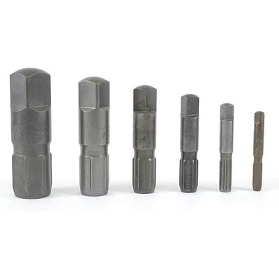 RIDGID 35685 Model 883 6-Piece Pipe Extractor Set, 1/8" to 1" Tough Steel Extractors for Broken Pipes