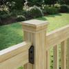 Deckorators 4 in. x 4 in. Newport High Pyramid Pressure Treated Pine Post Cap view 3