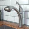 hansgrohe Allegro E Stainless Steel Single-Handle Kitchen Faucet, Kitchen Faucets with Pull Out Sprayer, Faucet for Kitchen Sink, Stainless Steel Optic 04076860, 12.6" Height view 3