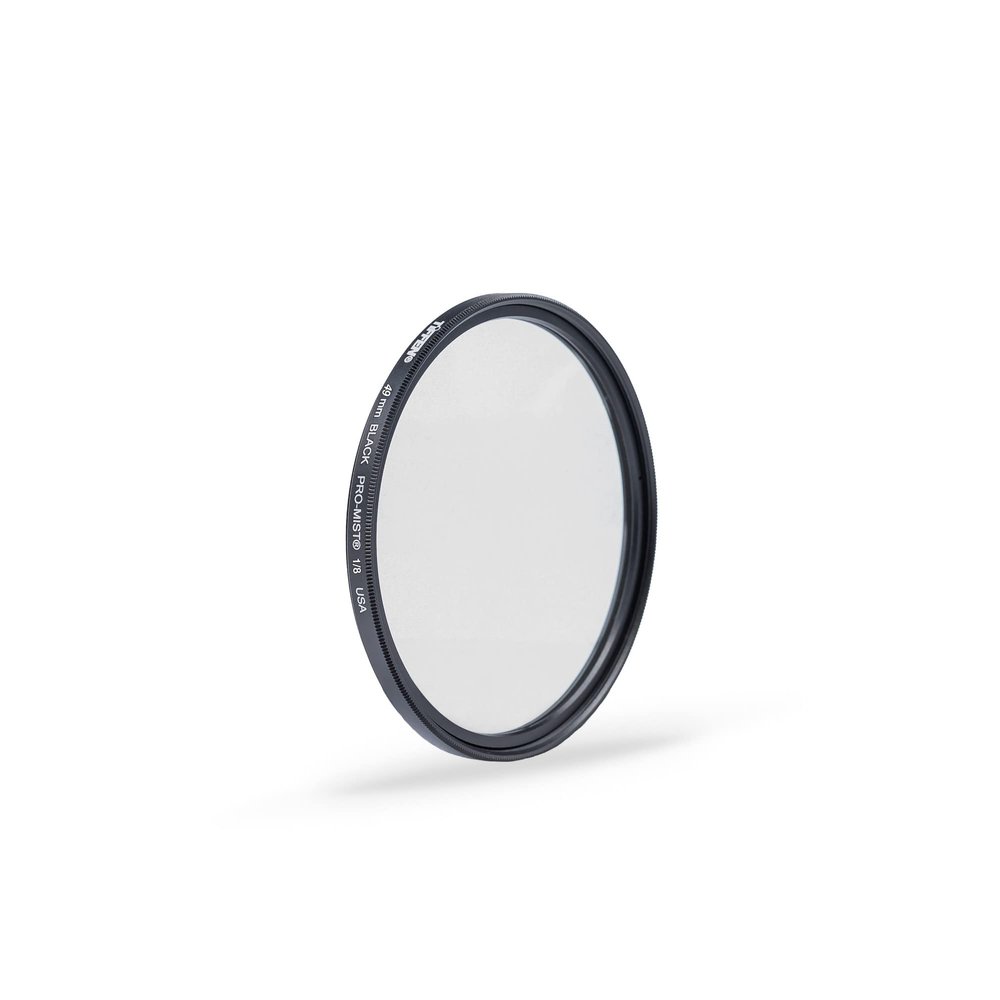 Tiffen 49mm Black Pro-Mist 1/8 Filter|Black Pro-Mist Filter|Ultra Slim|Cinematic Effect Camera for Portrait Photography/Video/Vlog