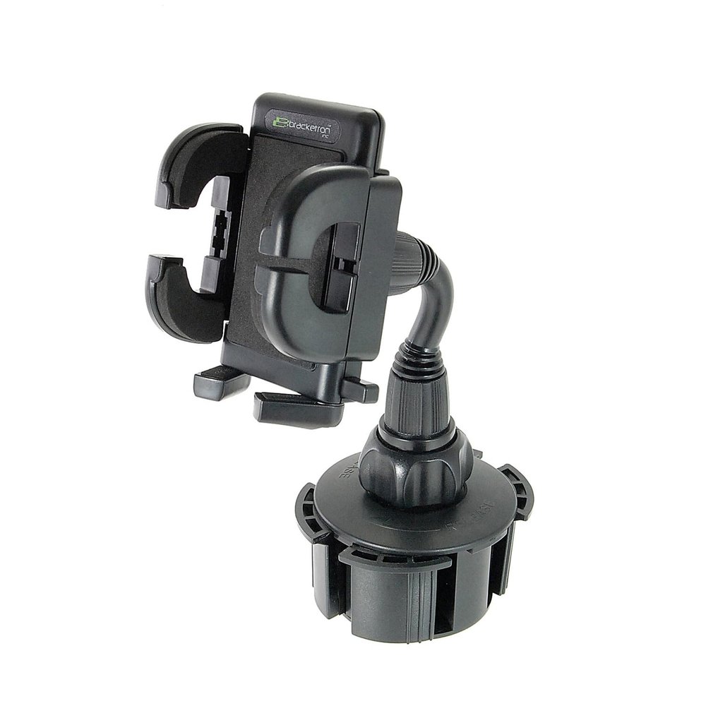 Bracketron Cup-iT Cup holder Mount Phone Cradle For Car Hands Free Law Compatible iPhone X 8 Plus 7 SE 6s 6 5s 5 Samsung Galaxy S9 S8 S7 S6 S5 Note Google Pixel 2 XL LG Nexus Sony UCH-101-BL