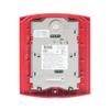 Horn Strobe, Wall, 2-Wire, Std Candela, Red view 3