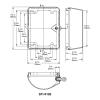 Safety Technology International, Inc. STI-9105 Thermostat Protector with Key Lock - Clear Polycarbonate Protective Enclosure view 4