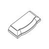 Kohler 1044820-0 Devonshire Tank Cover Replacement Part, White view 1