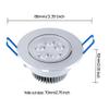 MODOAO 5W LED Downlight, 5500K Daylight Cool White,Not Dimmable,Retrofit LED Recessed Lighting Fixture, LED Ceiling Light, 6-Pack view 3