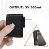 AGPTEK USB Wall Charger 5V 500mA for iPod, Sony, Walkmam, SanDisk MP3 MP4 Player, Fitness Tracker, Fitbit, Black view 2